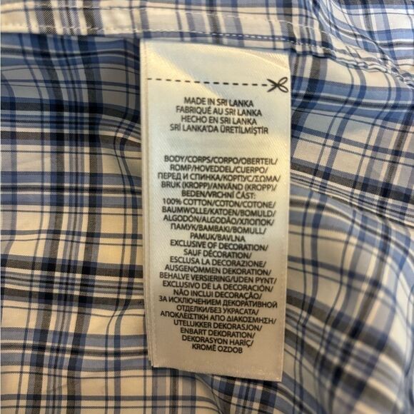 POLO RALPH LAUREN XL button up plaid shirt slim fit - Picture 3 of 4
